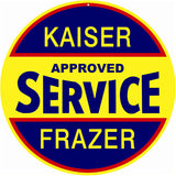 Kaiser Frazer Service Metal Sign