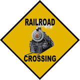 RPR Railroad Crossing Metal Sign