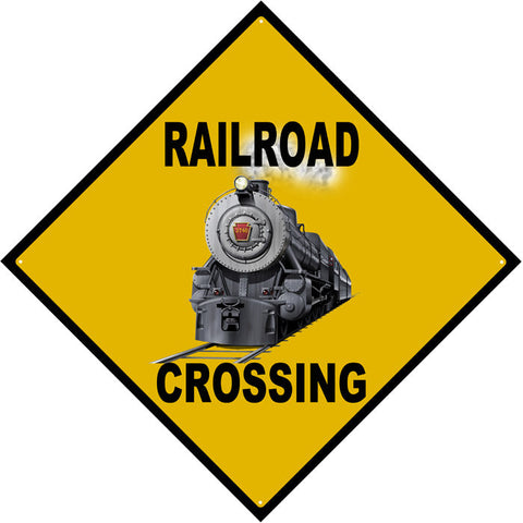 RPR Railroad Crossing Metal Sign