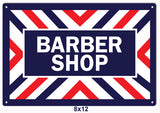 Old Fashion Barber Shop Metal Sign