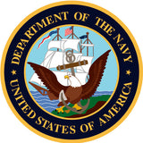 Department Of Navy United States Of America Metal Sign