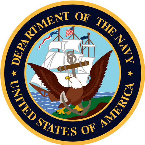 Department Of Navy United States Of America Metal Sign