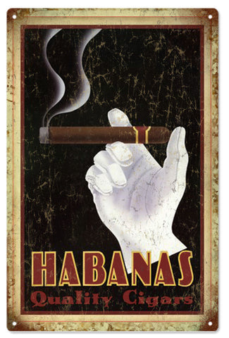Habanas Cigar Metal Sign