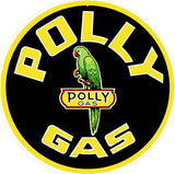 Polly Gas Station Metal Sign