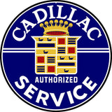 Cadillac Service Metal Sign