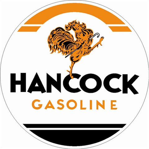Hancock Gasoline Metal Sign