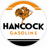 Hancock Gasoline Metal Sign