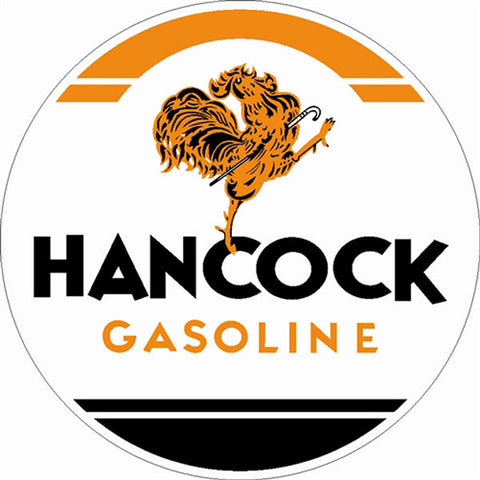 Hancock Gasoline Metal Sign