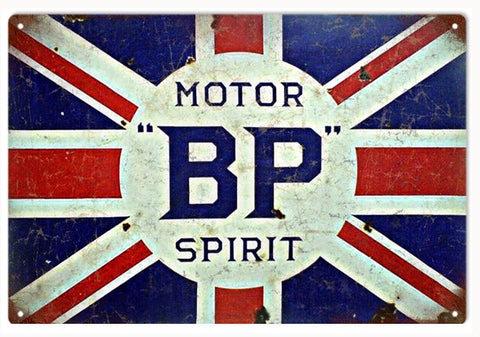 Vintage Motor BP Motor Oil Metal Sign