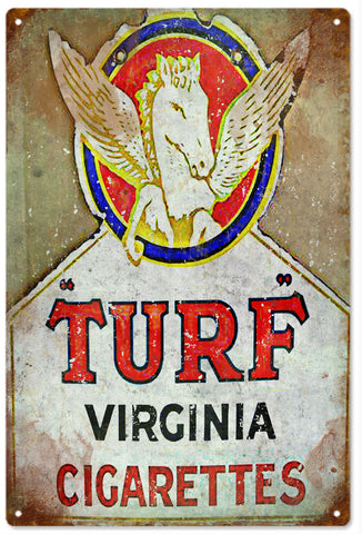 Vintage Turf Cigarettes Metal Sign