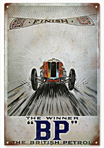 Vintage BP Motor Oil Metal Sign