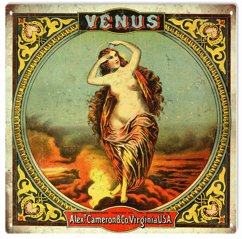 Vintage Venus Nostalgic Metal Sign