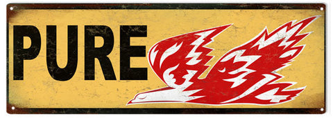Vintage Pure Gasoline Metal Sign