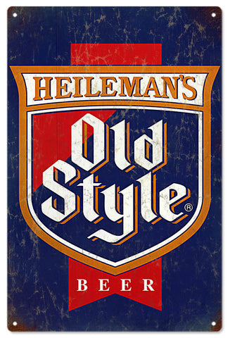 Vintage Heilemans Beer Metal Sign