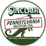 Sinclair Motor Oil Metal Sign