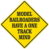 RR-105 Model Railroaders metal sign
