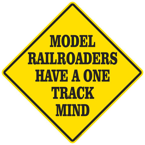 RR-105 Model Railroaders metal sign
