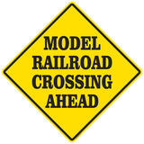 RR-106 Railroad Crossing Ahead Metal Sign
