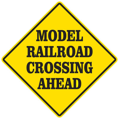 RR-106 Railroad Crossing Ahead Metal Sign