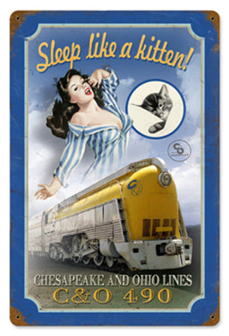 RR-14 Caution Private Railroad Sign Metal