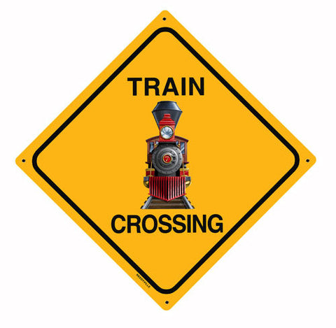 RR-139 440 Train Crossin Metal Sign