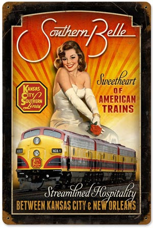 RR-47 Stop On Red Signal Railroad Sign Metal