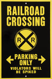 RR-23 Railroad Crossing Metal Sign