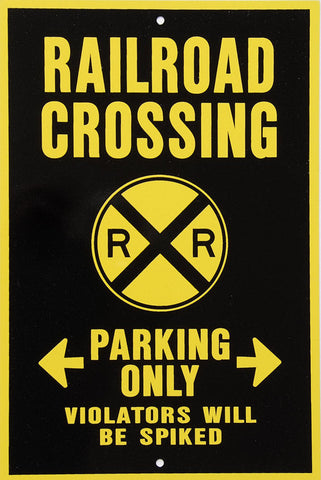 RR-23 Railroad Crossing Metal Sign