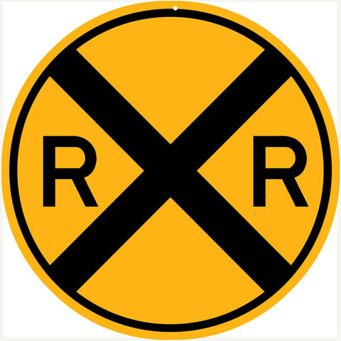 Railroad Xing Metal Sign