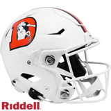 Denver Broncos Helmet Riddell Authentic Full Size SpeedFlex Style On-Field Alternate 2023 Snowcapped - Special Order