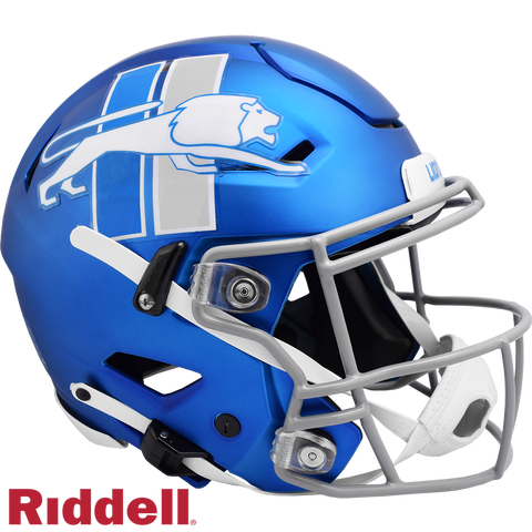 Detroit Lions Helmet Riddell Authentic Full Size SpeedFlex Style On-Field Alternate 2023 - Special Order