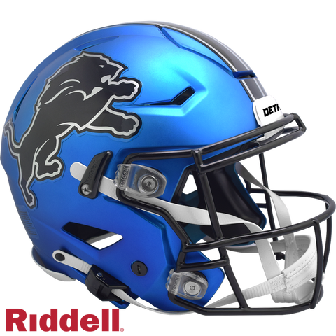 Detroit Lions Helmet Riddell Authentic Full Size SpeedFlex Style On Field Alternate 2024