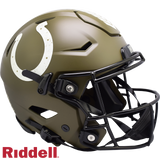 Indianapolis Colts Helmet Riddell Authentic Full Size SpeedFlex Style Salute To Service