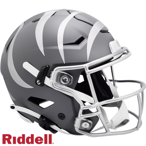 Cincinnati Bengals Helmet Riddell Authentic Full Size SpeedFlex Style Slate Alternate