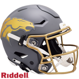 Denver Broncos Helmet Riddell Authentic Full Size SpeedFlex Style Slate Alternate