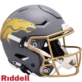 Denver Broncos Helmet Riddell Authentic Full Size SpeedFlex Style Slate Alternate