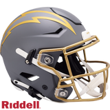Los Angeles Chargers Helmet Riddell Authentic Full Size SpeedFlex Style Slate Alternate