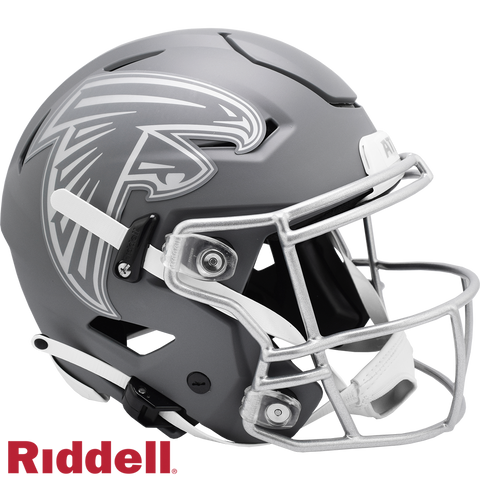 Atlanta Falcons Helmet Riddell Authentic Full Size SpeedFlex Style Slate Alternate