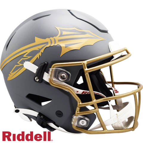 Florida State Seminoles Helmet Riddell Authentic Full Size SpeedFlex Style Slate Alternate