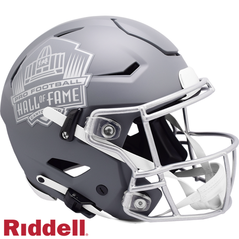 NFL Hall of Fame Helmet Riddell Authentic Full Size SpeedFlex Style Slate Alternate