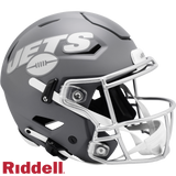 New York Jets Helmet Riddell Authentic Full Size SpeedFlex Style Slate Alternate
