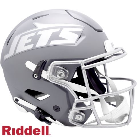 New York Jets Helmet Riddell Authentic Full Size SpeedFlex Style Slate Alternate 2024