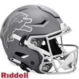 Detroit Lions Helmet Riddell Authentic Full Size SpeedFlex Style Slate Alternate 2024