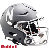 Nebraska Cornhuskers Helmet Riddell Authentic Full Size SpeedFlex Style Slate Alternate