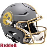 Pittsburgh Steelers Helmet Riddell Authentic Full Size SpeedFlex Style Slate Alternate