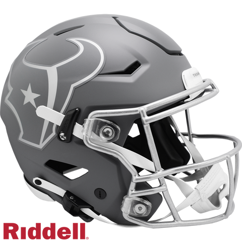 Houston Texans Helmet Riddell Authentic Full Size SpeedFlex Style Slate Alternate