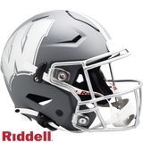 Wisconsin Badgers Helmet Riddell Authentic Full Size SpeedFlex Style Slate Alternate