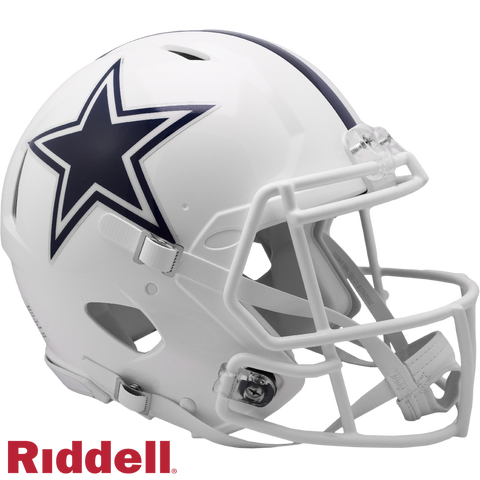 Dallas Cowboys Helmet Riddell Authentic Full Size Speed Style On-Field Alternate
