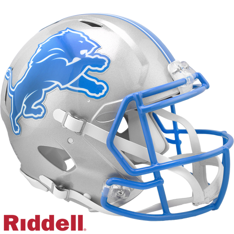 Detroit Lions Helmet Riddell Authentic Full Size Speed Style 2024