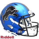 Detroit Lions Helmet Riddell Authentic Full Size Speed Style On-Field Alternate 2024